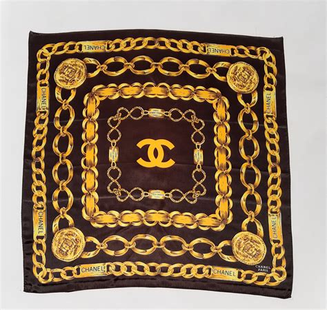 vintage chanel scarf fake|is my chanel scarf authentic.